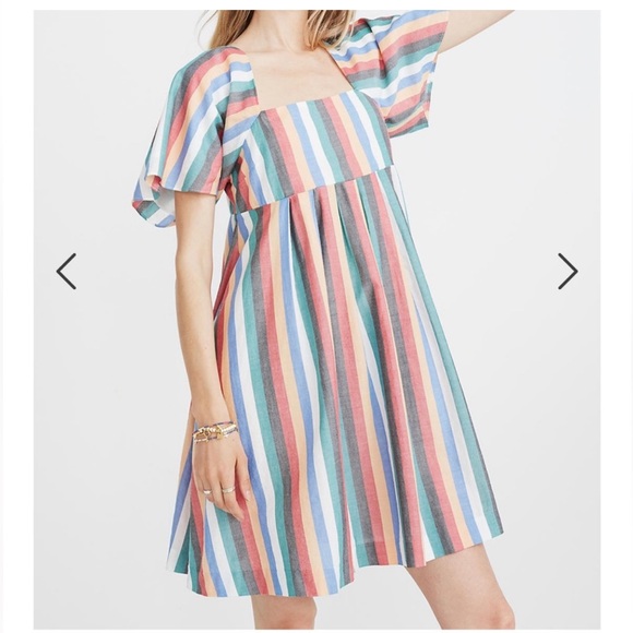 Madewell Dresses & Skirts - Madewell Striped Multicolor Dress